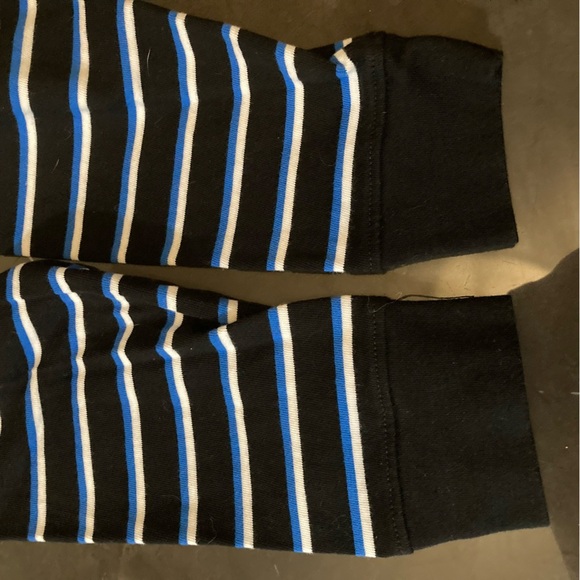 Vans Men's Black,Blue And White Striped Long Sleeve Shirt Size Small Casual Y2k - Picture 7 of 9